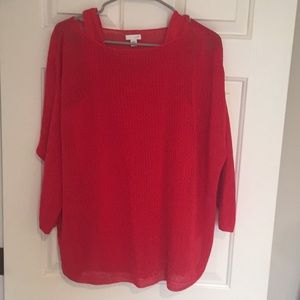 J.Jill Loose knit spring sweater w/ matching tank